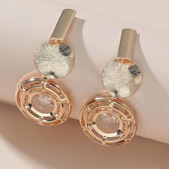 Circular Reasoning Drop Earrings - Picture 2 of 2